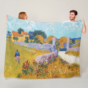 Couverture Polaire Ferme en Provence, Van Gogh