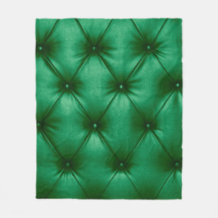 Couverture Polaire Fermer la texture arrière - plan du capitone vert