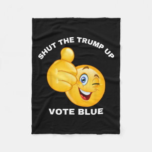 Couverture Polaire Fermer Le Vote Trump Blue Réélire Le Président Bid