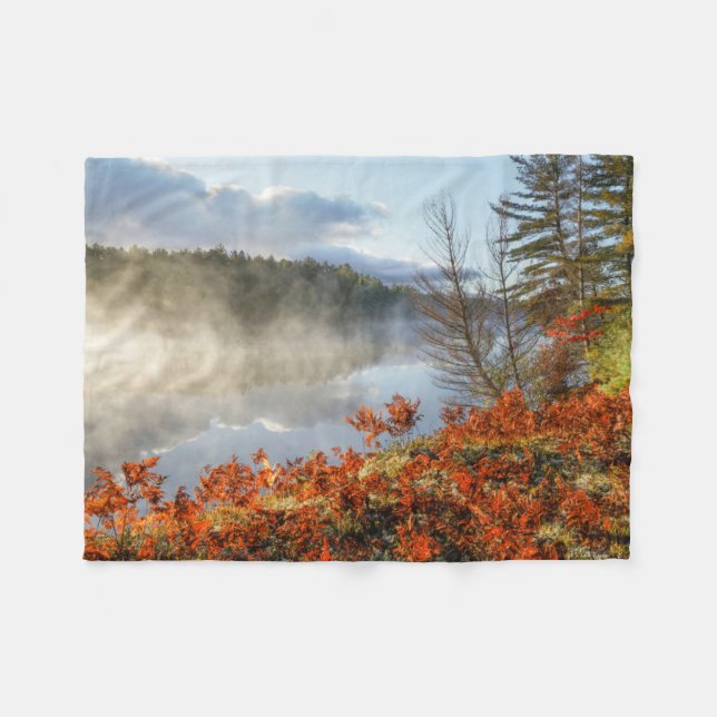 Couverture Polaire Fermes sur rivage | Paradise, Michigan (Devant (Horizontal))