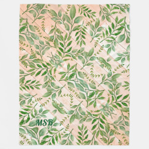 Couverture Polaire Fermes vertes et bois