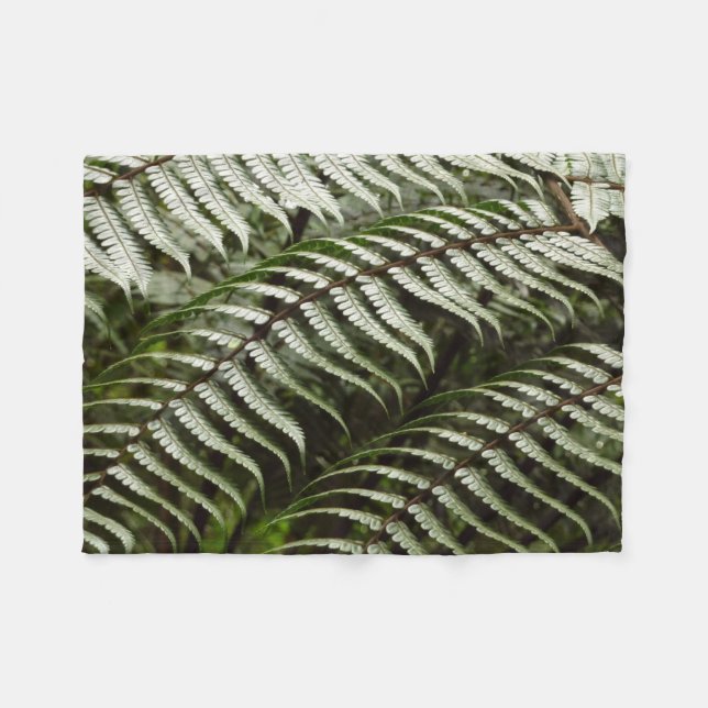 Couverture Polaire Fern Fronds II Dark Green Nature (Devant (Horizontal))