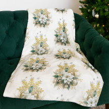 Festin blanc Poinsettia Blanche polaire de Noël