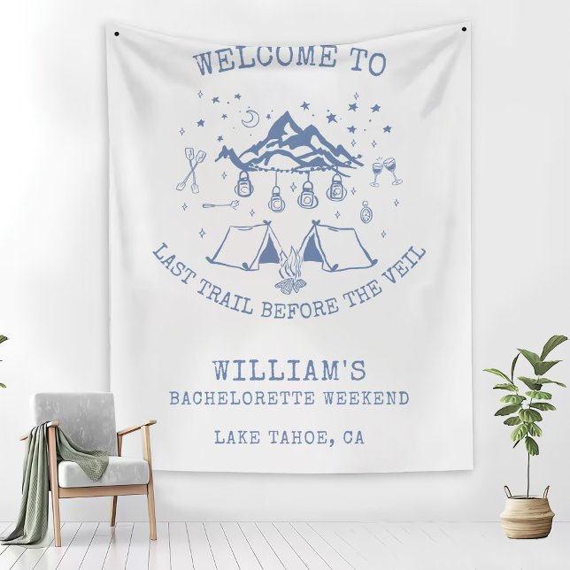 Couverture Polaire Fête de Bachelorette Simple Moderne de Campagne (Créateur téléchargé)