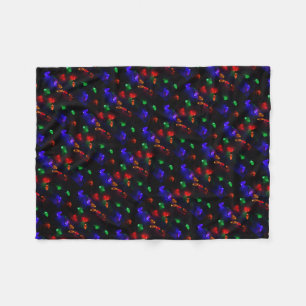 Couverture Polaire Fête fée Noël lumières hiver neige