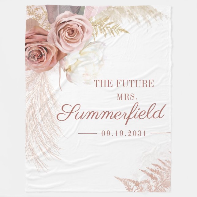 Couverture Polaire Fête nuptiale Pampas Tan (Devant)