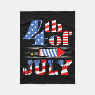 Couverture Polaire Fête patriotique du 4 juillet, jour de l'indépenda
