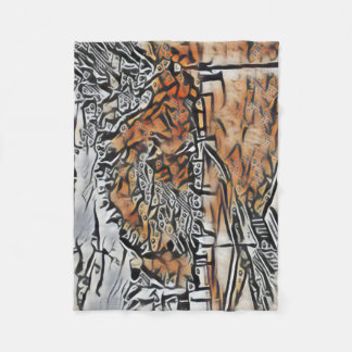 Couverture Polaire Feuillage d'automne dans le parc