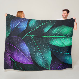 Couverture Polaire Feuille de ton bijou