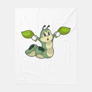 Couverture Polaire Feuilles Caterpillar