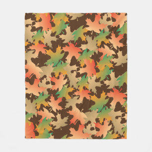 Couverture Polaire Feuilles d'automne