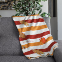 Feuilles d'automne sont rayées Personnalisées
