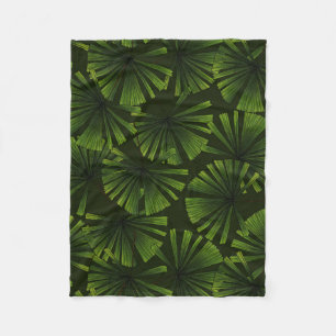 Couverture Polaire Feuilles Palm