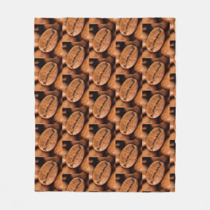 Couverture Polaire Fèves de café magiques