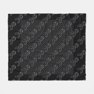 Couverture Polaire Fibre noire de carbone de conscience de ruban de
