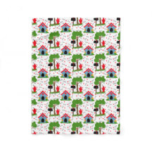 Fido Dog House Coeurs Bones