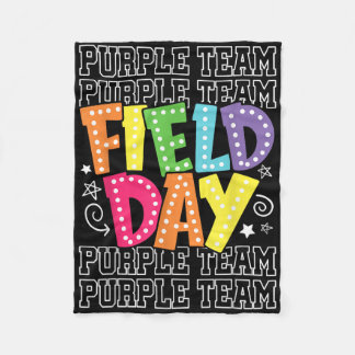Couverture Polaire Field Day Purple Team Couleur Guerre Camp Équipe J