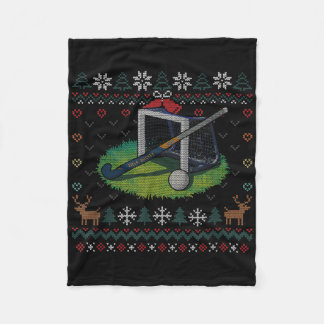 Couverture Polaire Field Hockey Ugly Christmas Sweater Ll Sports Play