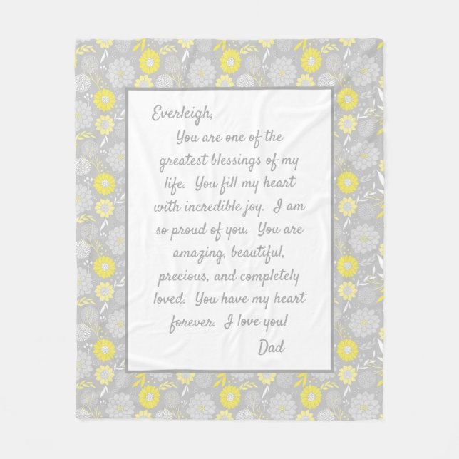 Couverture Polaire Fier de toi (Devant)