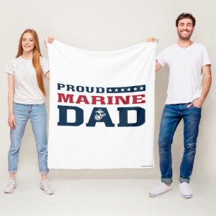Couverture Polaire Fier Marine Papa - Couleur