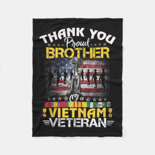 Couverture Polaire Fière Frère D'Un Vétérinaire Du Vietnam - Vie Merc