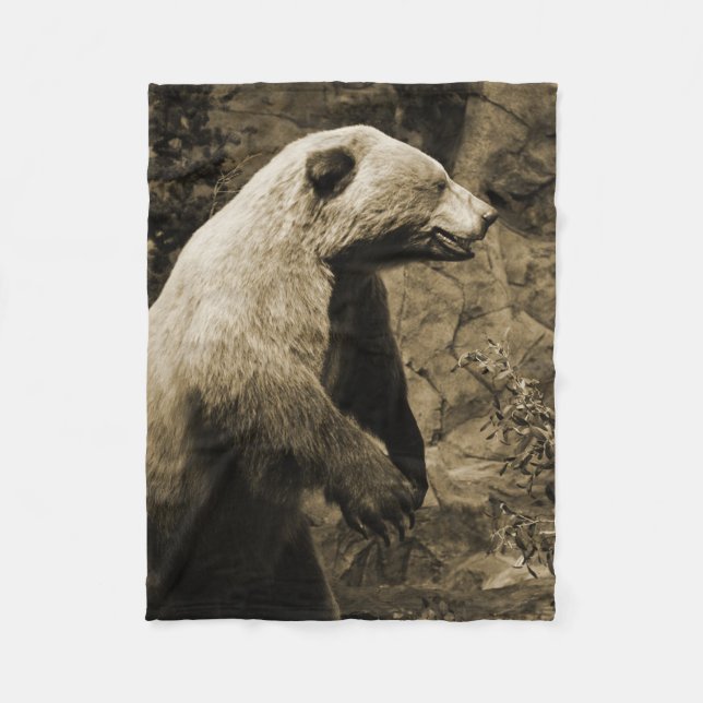 Couverture Polaire Fière Ours (Devant)