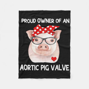 Couverture Polaire Fière Propriétaire D'Une Vanne De Cochon Aortique 