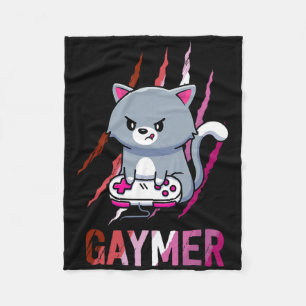Couverture Polaire Fierté de Lesbienne Gaymer Geek Lgbt Amoureux de J
