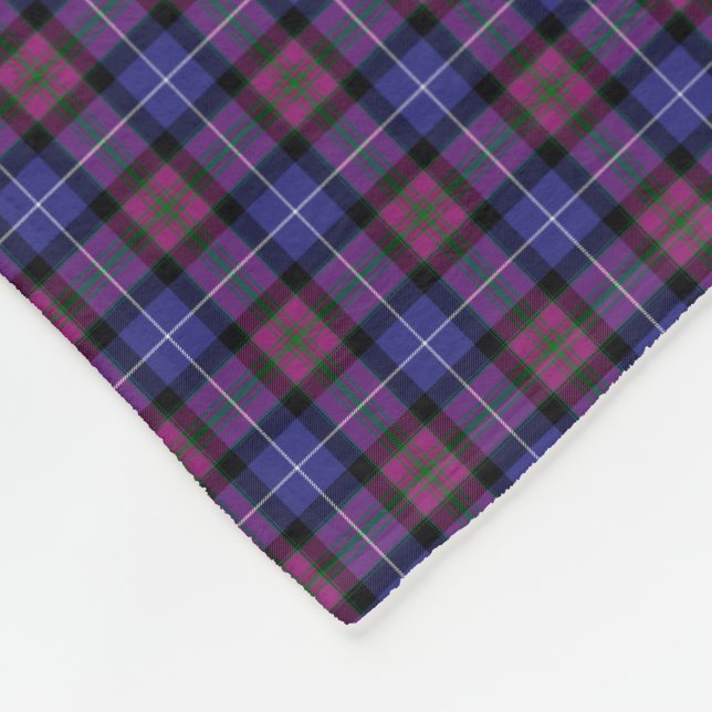 Couverture Polaire Fierté de tartan de mode de l'Ecosse (Coin)
