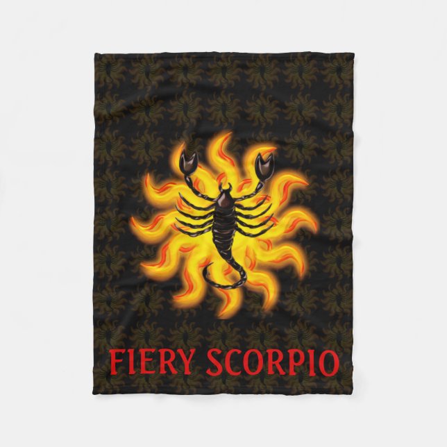 Couverture Polaire Fiery Scorpio (Devant)