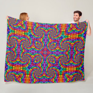 Couverture Polaire Fiesta du dragon maya