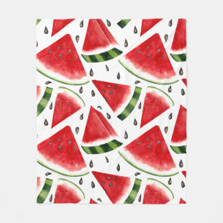 Couverture Polaire Filières de pastèque Conception minimaliste