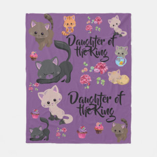 Couverture Polaire Fille de Kitty du Roi Medium Blanket