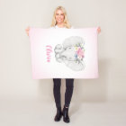 Fille personnalisée par éléphant floral