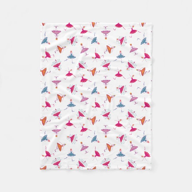 Couverture Polaire Filles dansantes (Devant)