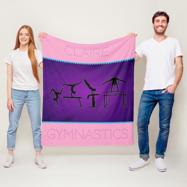 Couverture Polaire Filles Gymnastique Événements Dot Police Fleece Bl (En situation)