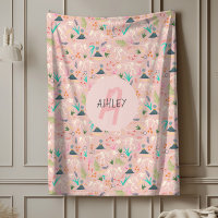Filles science mignonne Dinosaure Fossil Monogramm