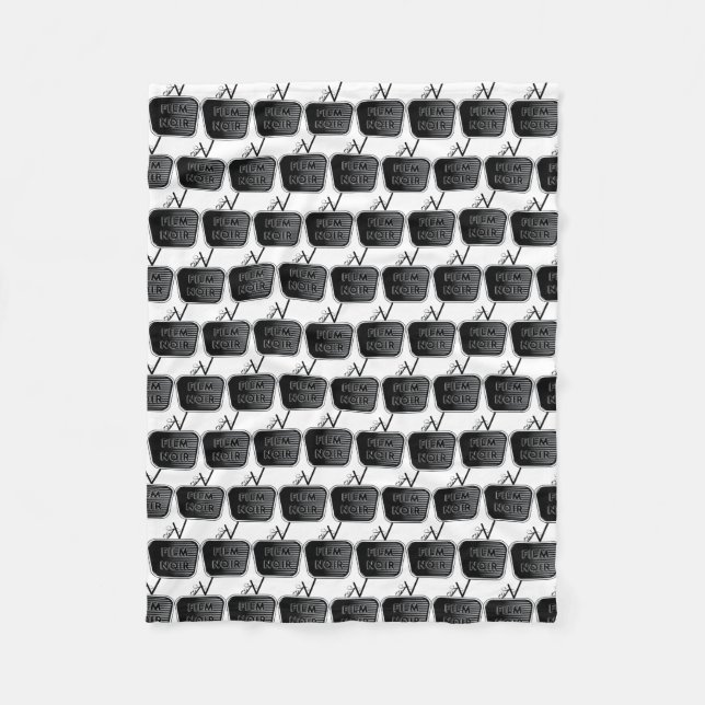 Couverture Polaire Film Noir (Devant)