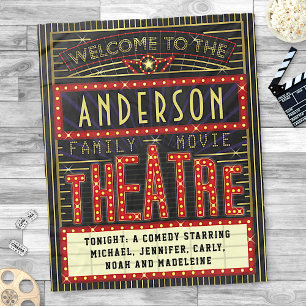 Couverture Polaire Film Theatre Marquee Home Cinéma   Nom personnalis