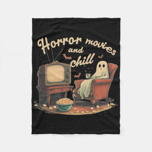Couverture Polaire Films D'Horreur Et Fantôme De Refroidissement (Devant)