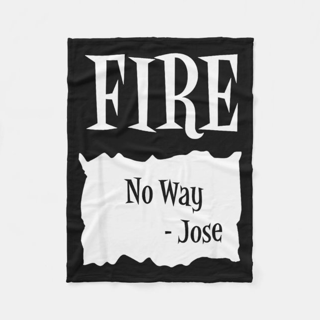 Couverture Polaire Fire - Hot Packet Halloween Taco Costume  (Devant)