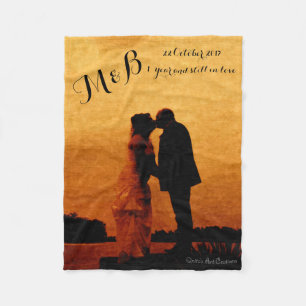 Couverture Polaire First year wedding anniversary keepsake