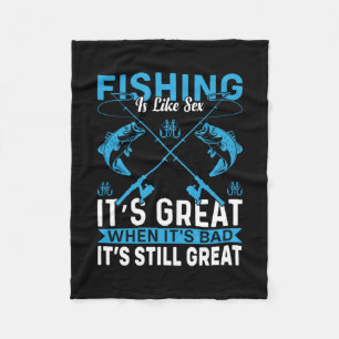 Couverture Polaire Fisher Gift Fishing Is Great