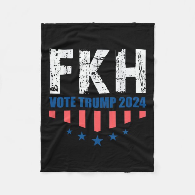 Couverture Polaire Fkh Trump 2024 Foxtrot Kilo Hotel Funny (Devant)