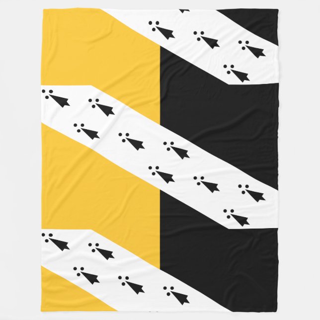 Couverture Polaire Flag of Norfolk (Devant)