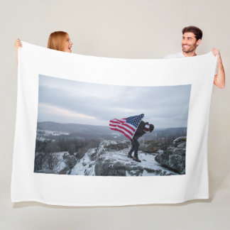 COUVERTURE POLAIRE FLAG USA