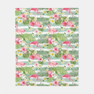 Couverture Polaire Flamants roses Et Grèves