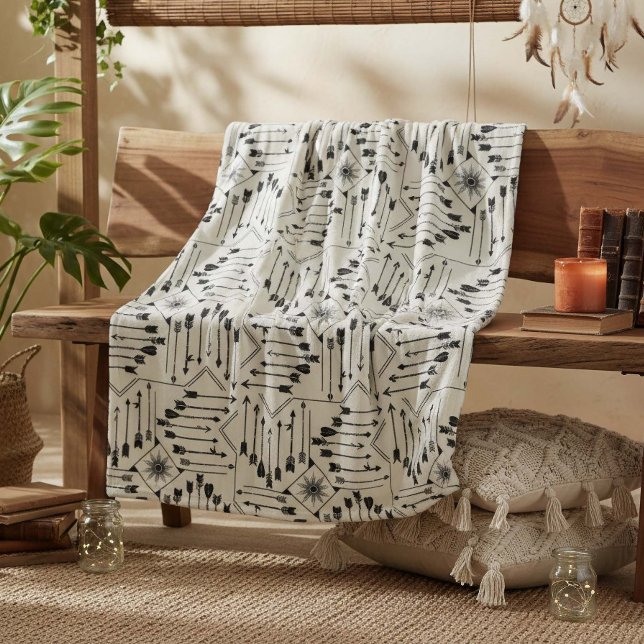 Couverture Polaire Flèches Boho et Sun V12 ID748 (Créateur téléchargé)