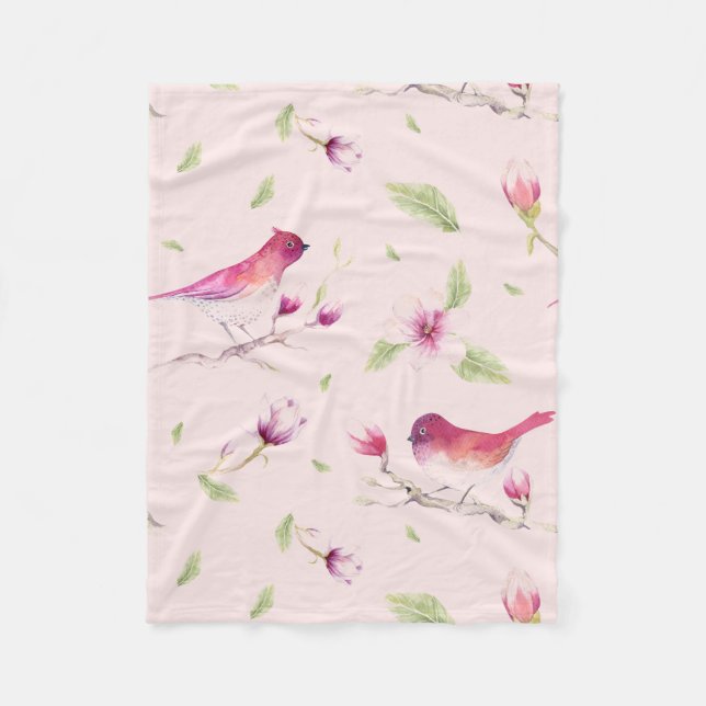 Couverture Polaire Flèches Et Fleurs (Devant)