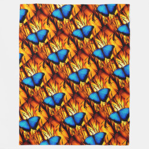 Couverture Polaire Fleece Blanket/Butterflies